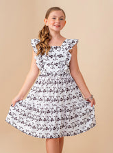 Vestido Jucy Preto Estampado
