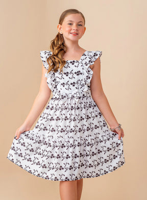 Vestido Jucy Preto Estampado